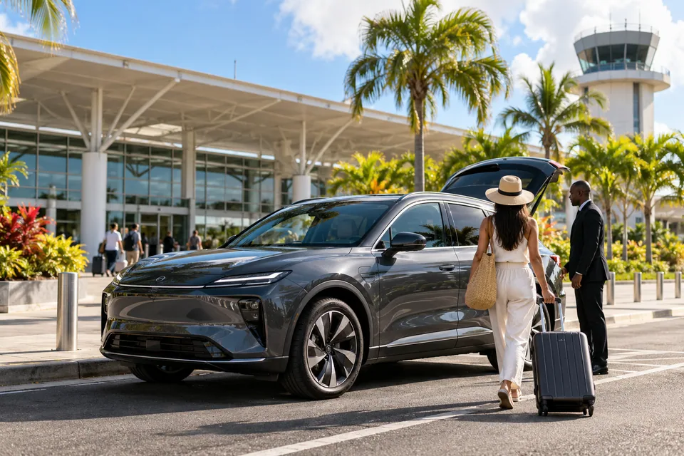 Transfert aéroport en Guadeloupe avec chauffeur privé